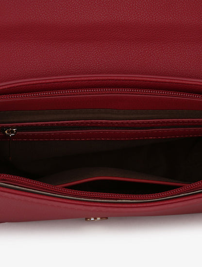 Sac à bandoulière Gabrielle - Rouge - 4