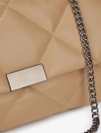 Sac besace Gaelle - Taupe - 4