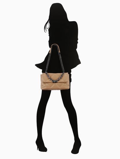 Sac besace Gaelle - Taupe - 5