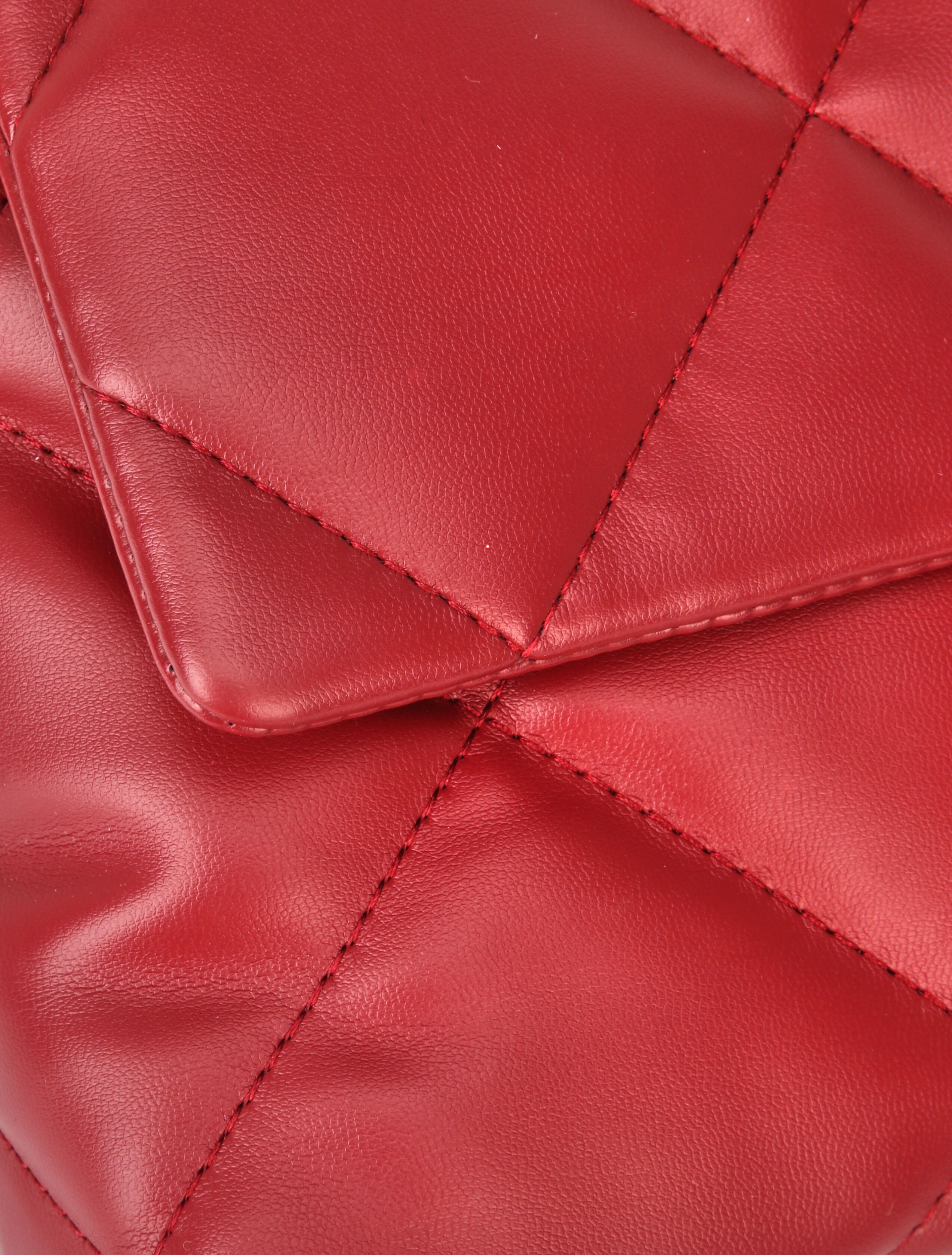 Sac besace Gaelle - Rouge foncé - 4