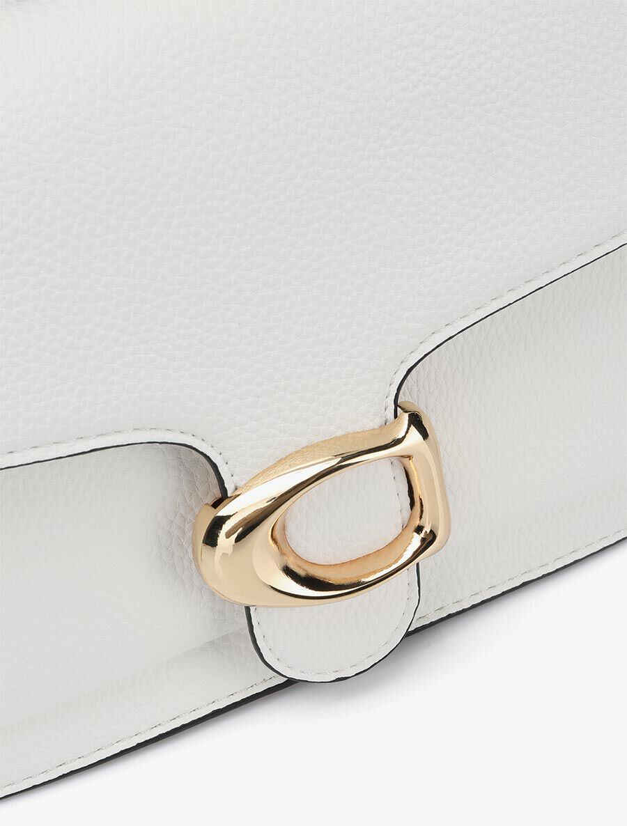 Sac bandoulière Dominique - Blanc - 4
