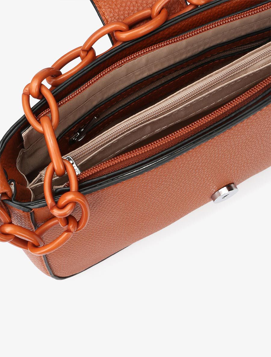 Sac besace Amandine - Camel - 5