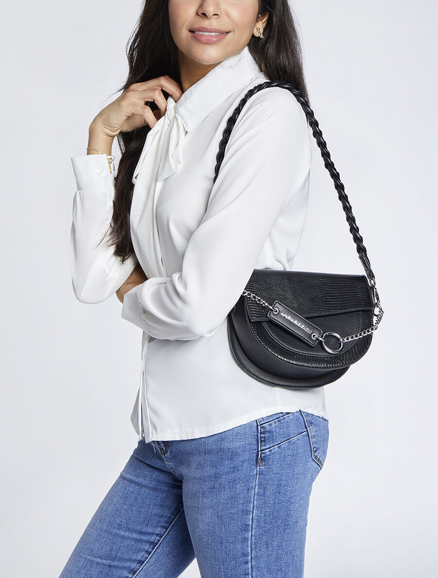 Sac besace Albertine - Noir - 4