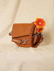 Sac besace Albertine - Camel - 1