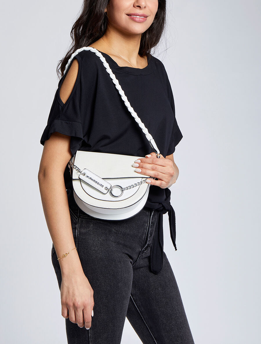 Sac besace Albertine - Blanc - 4