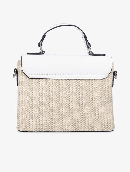 Sac besace Mylène - Blanc - 3