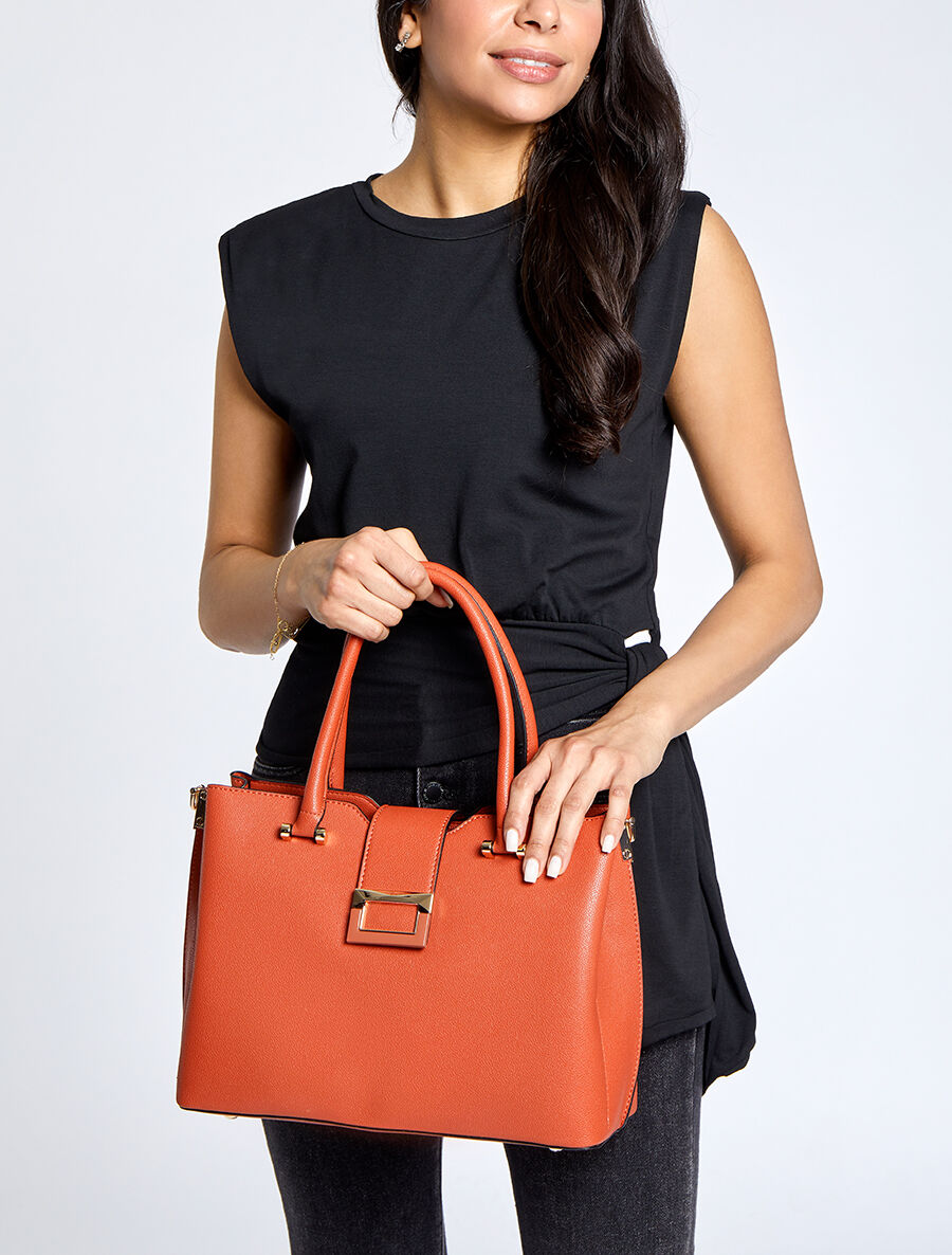 Sac cabas Talia - Brique - 4