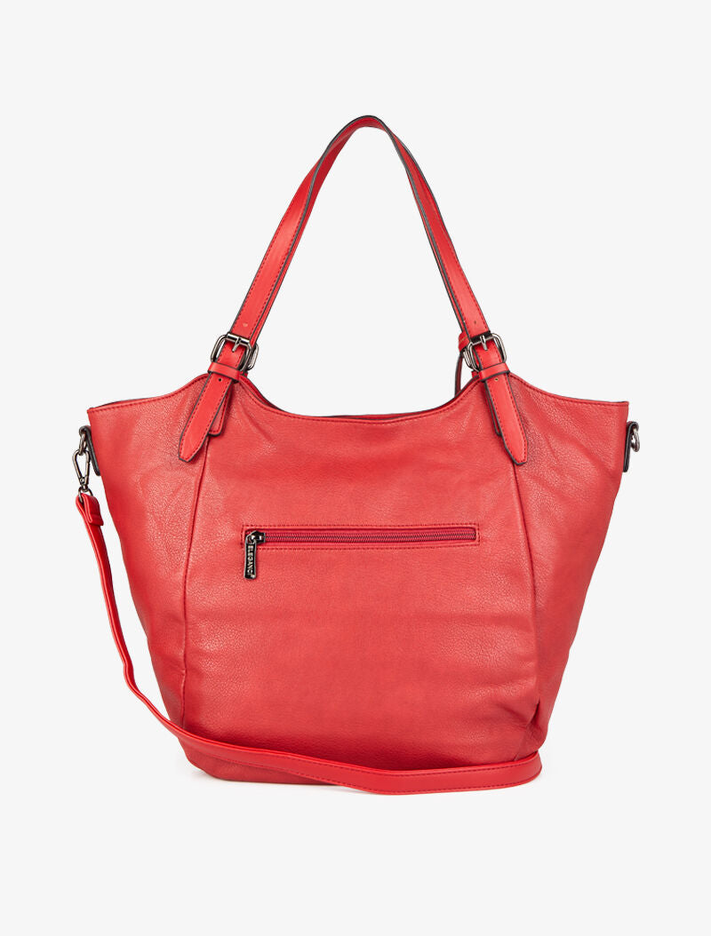 Sac cabas Monica - Rouge - 3
