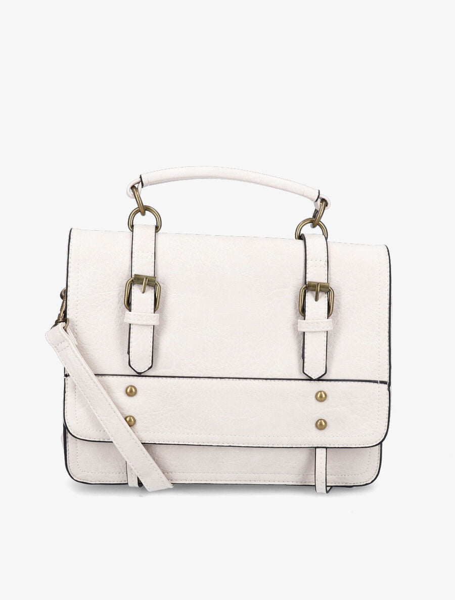 Sac cartable Bobbie - Écru - 5