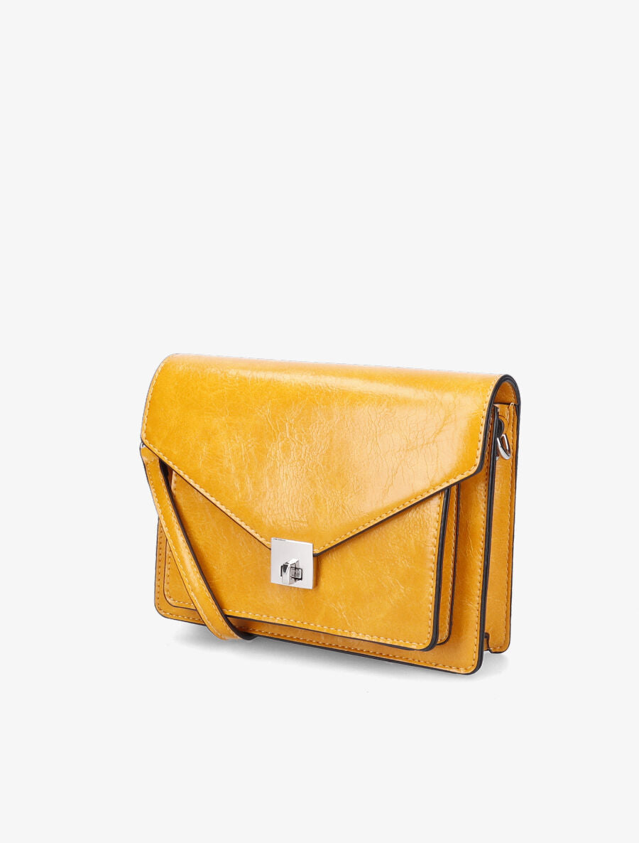 Sac besace Armelle - Jaune moutarde - 2