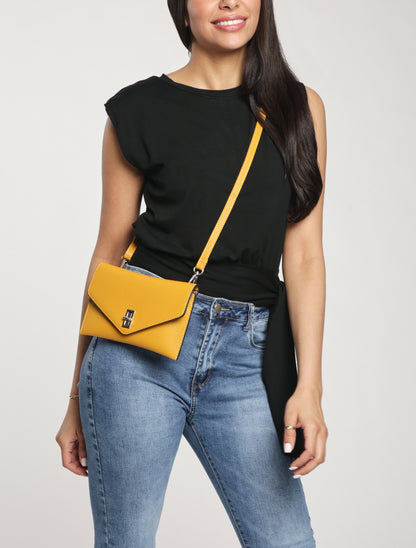 Sac banane Danielle - Jaune moutarde - 5