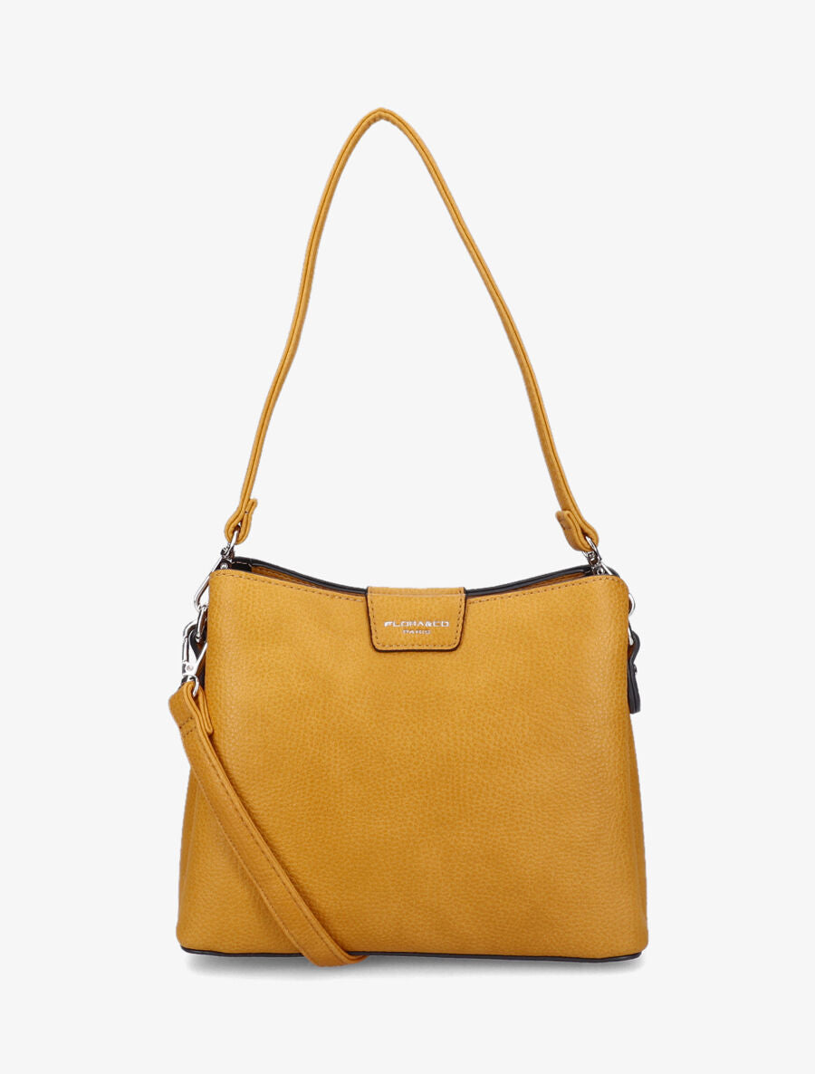 Sac besace Lucile - Jaune moutarde - 1