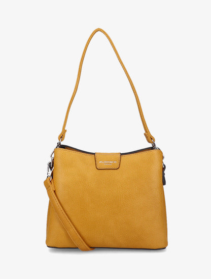 Sac besace Lucile - Jaune moutarde - 1