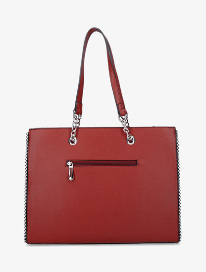 Sac cabas Maxence - Rouge - 3
