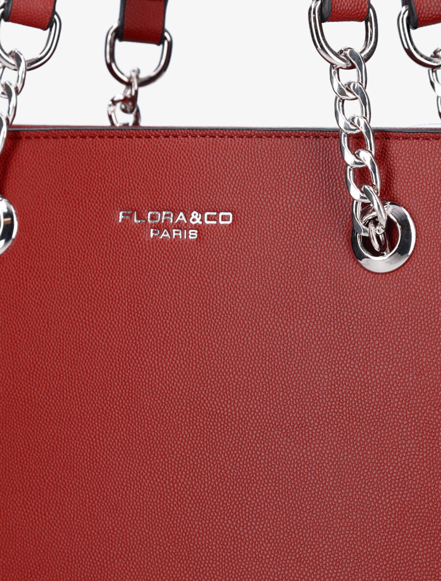 Sac cabas Maxence - Rouge - 4