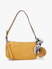 Sac besace Anaëlle - Jaune moutarde - 1