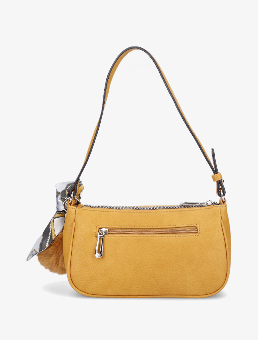 Sac besace Anaëlle - Jaune moutarde - 3