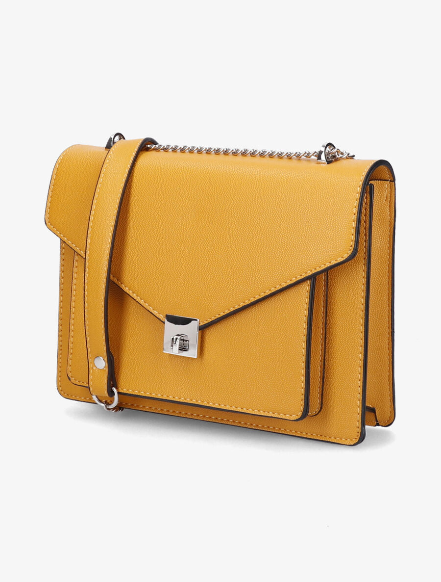 Sac besace Carine - Jaune moutarde - 2
