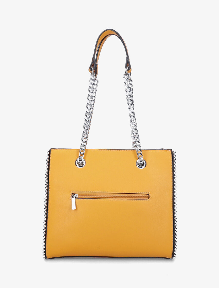 Sac à main Daphné - Jaune moutarde - 3