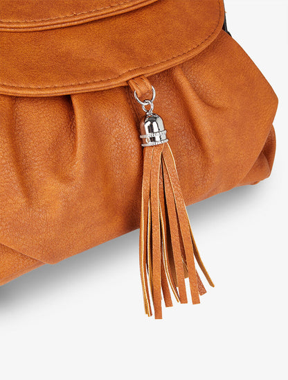 Sac besace Aline - Camel - 4