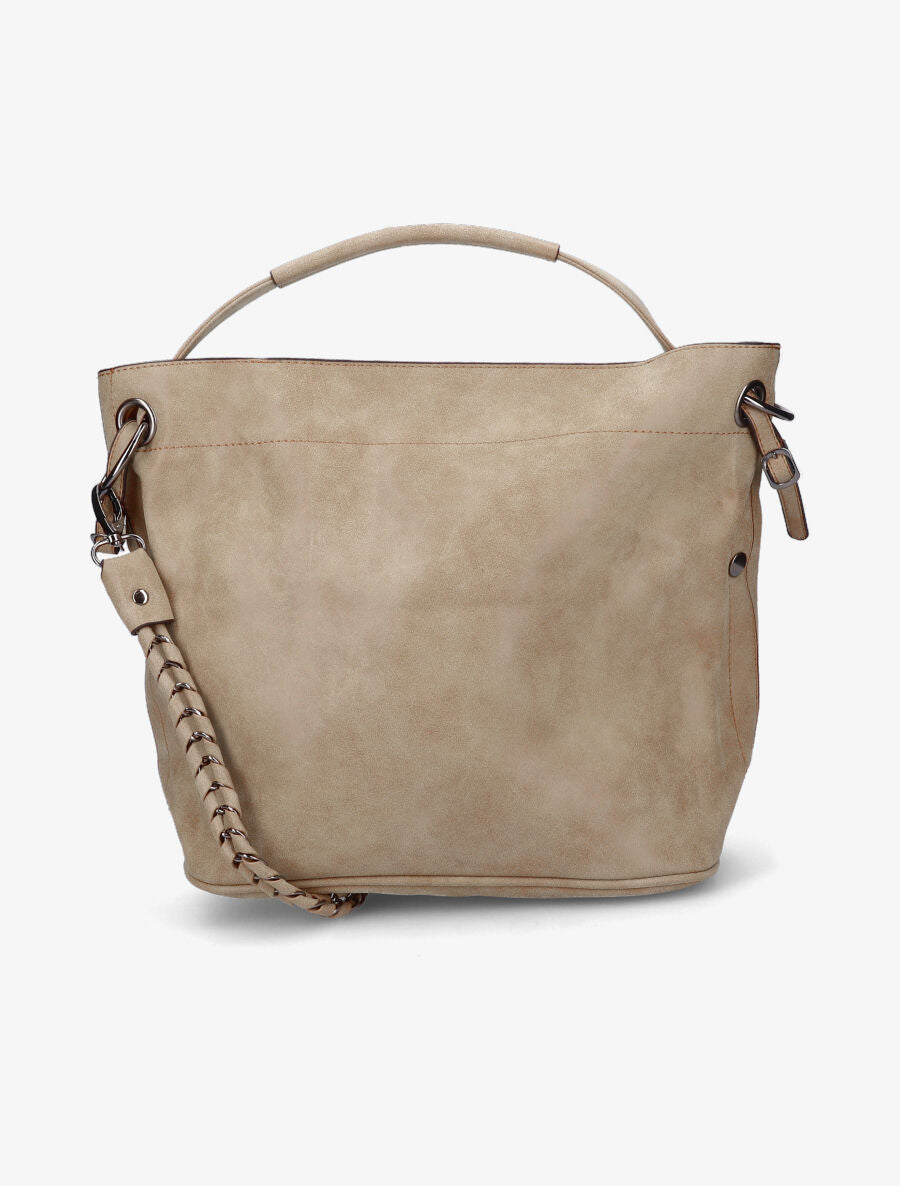Sac cabas Elena - Beige - 5