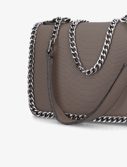 Sac besace Olivia - Taupe - 4