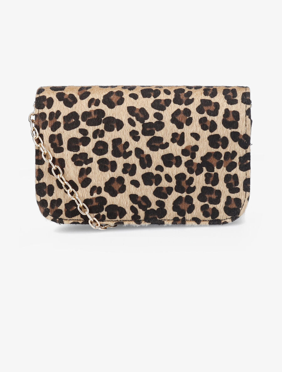 Sac banane rectangulaire à imprimé léopard - Camel - 7
