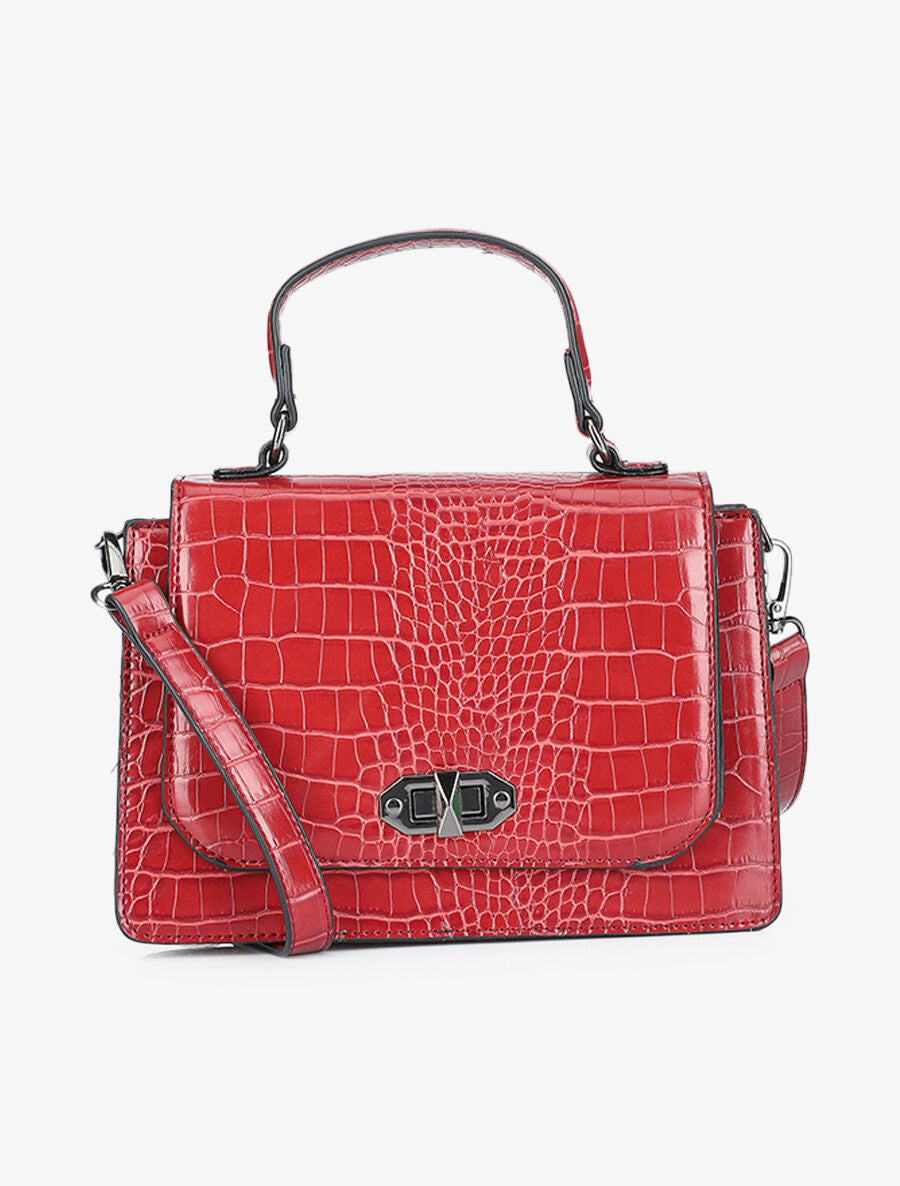 Sac besace Jana - Rouge - 8