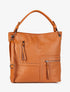 Sac cabas clouté Katia - Camel - 1