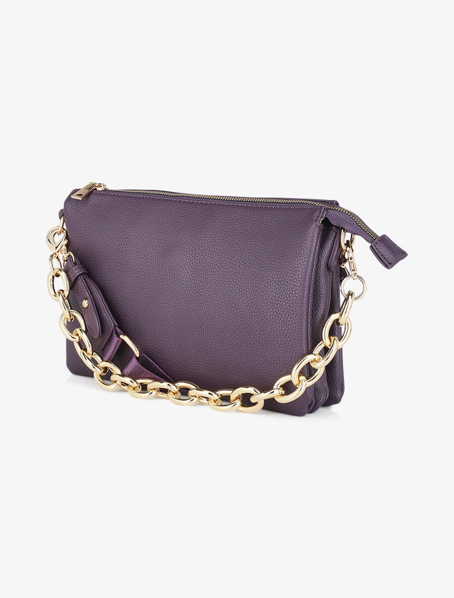Sac besace Alana - Violet - 3