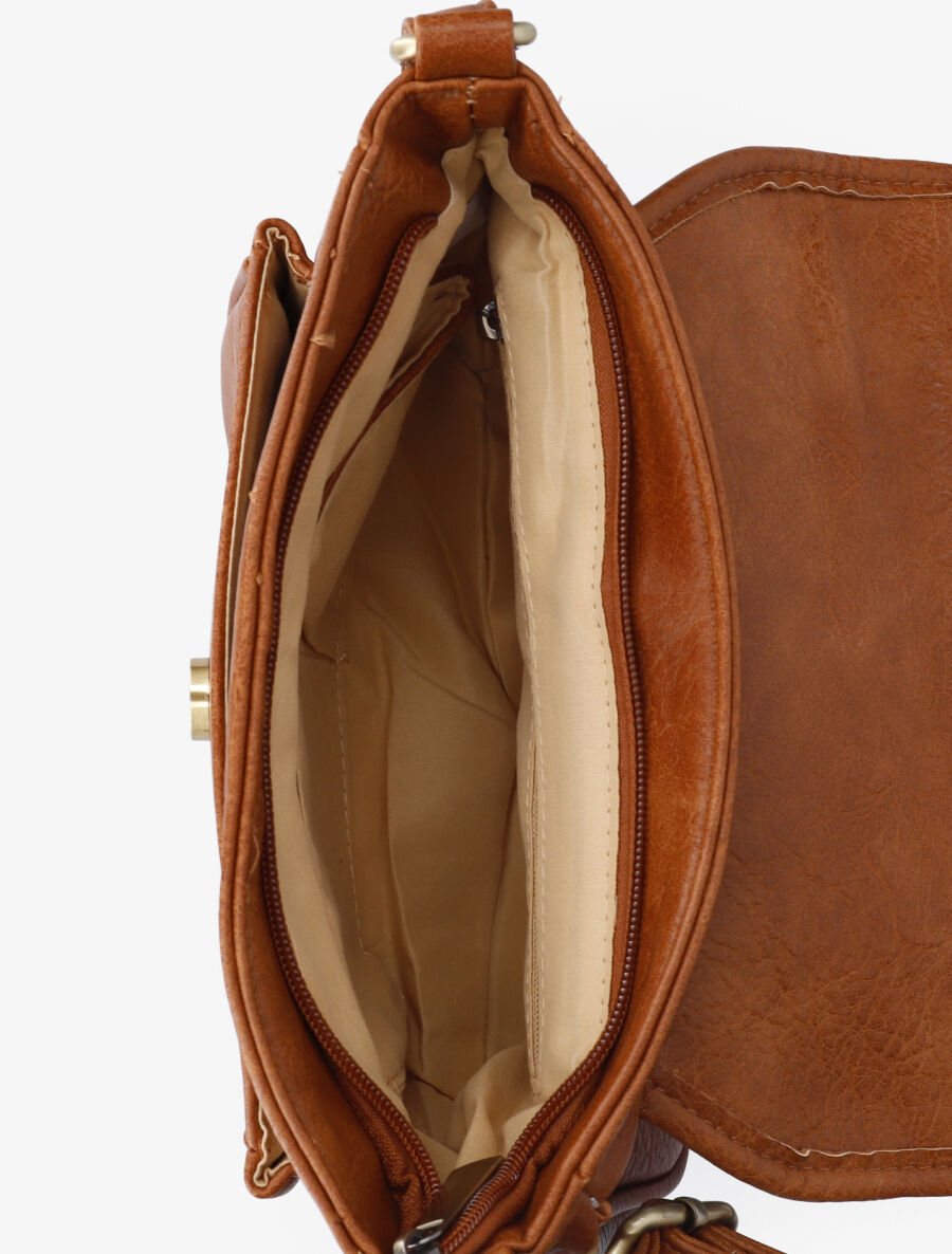 Sac besace Janet - Camel - 5
