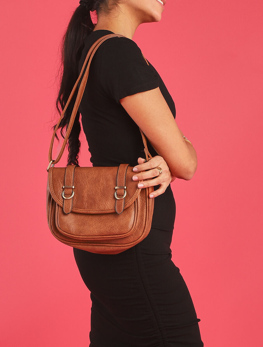 Sac besace Janet - Camel - 6