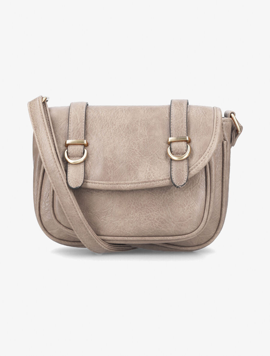 Sac besace Janet - Taupe - 1