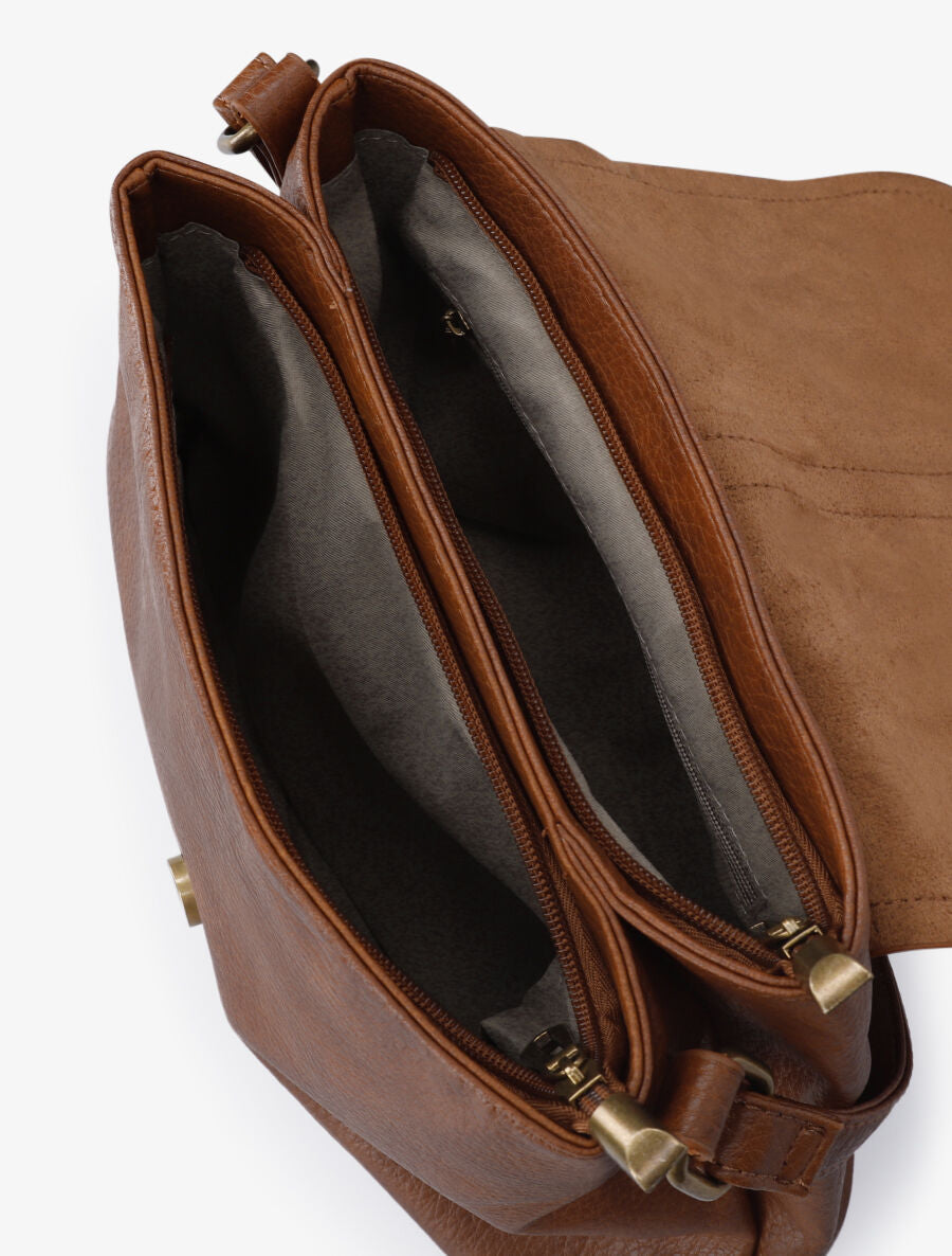 Sac besace Anita - Camel - 4