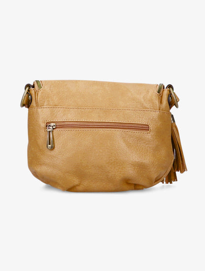 Sac besace Renata - Jaune moutarde - 2