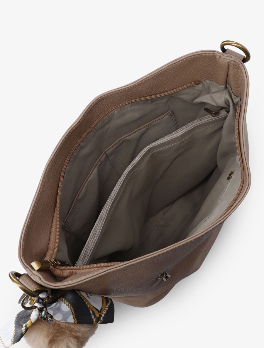 Sac à main Luna - Beige foncé - 4