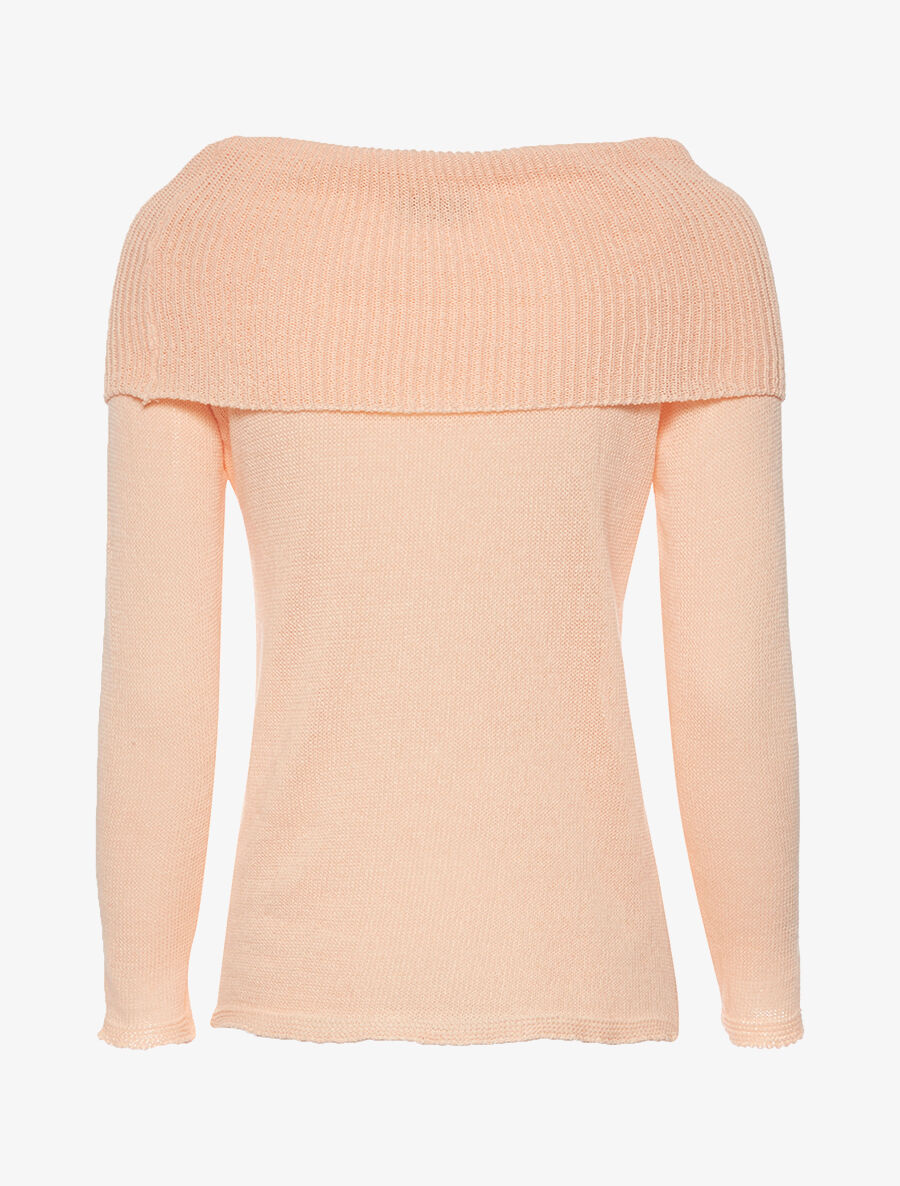 Pull basic col châle - noir - 2