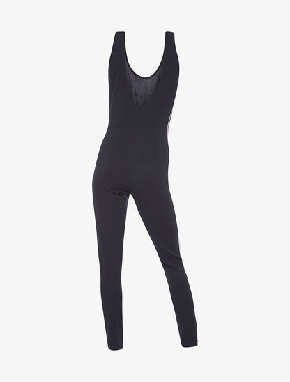Combinaison bandes sport - marine - 2