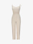 Combinaison fluide unie - Beige - 4