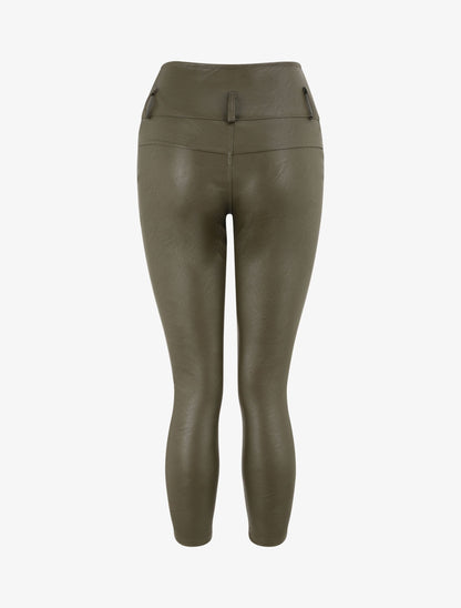 Pantalon simili uni - Kaki - 2