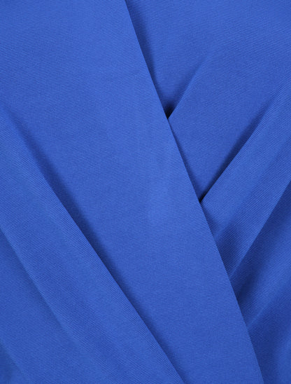 Body drapé à col cache-coeur - Bleu roi - 3