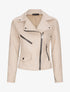 Perfecto droit en suédine poches zippées - Beige - 4