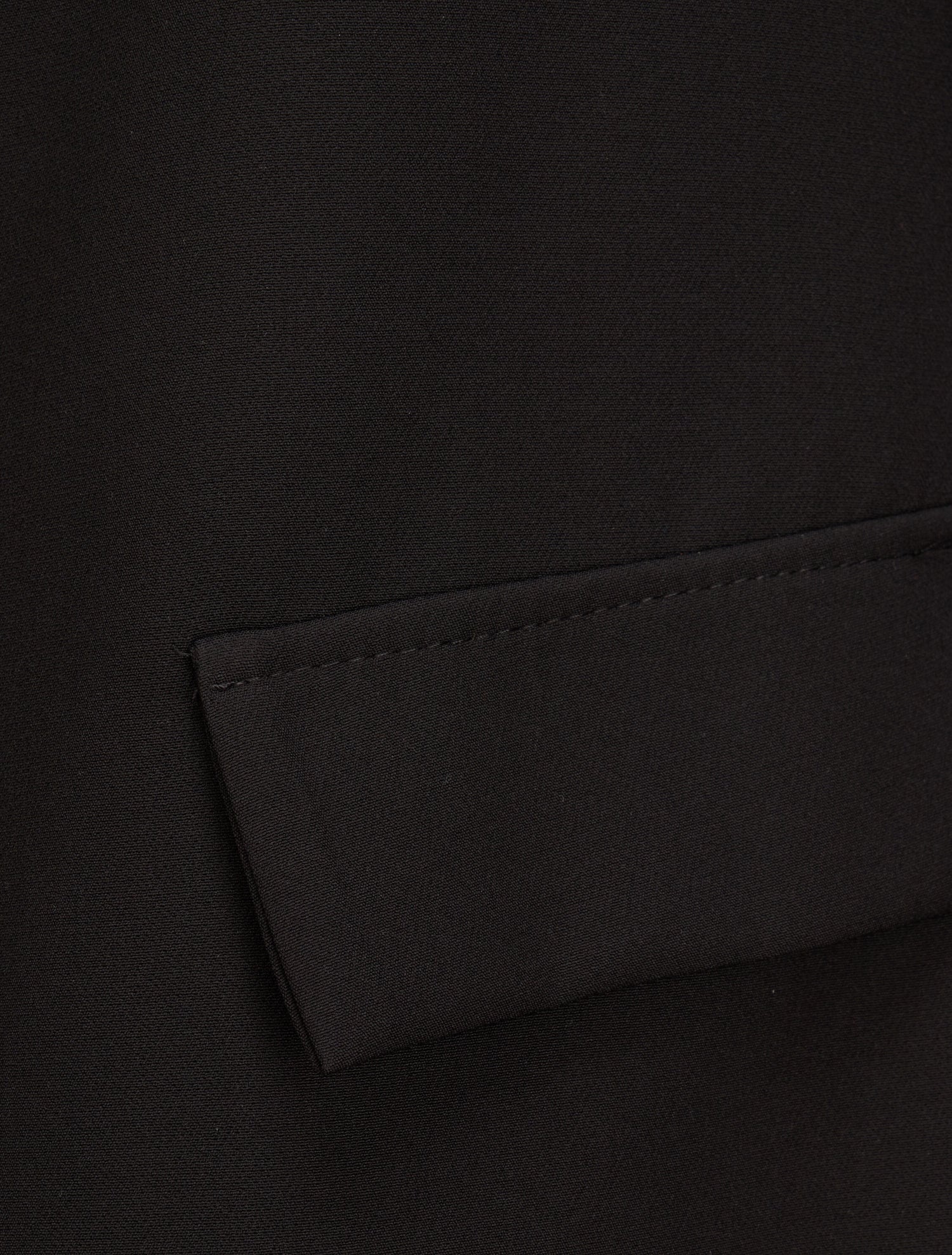 Blazer oversize à pans asymétriques - Noir - 3