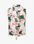 Chemise à nouer à imprimé fleurs sauvages - Blanc - 1