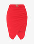 Mini jupe portefeuille - Rouge - 1