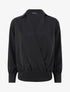 Blouse oversize asymétrique - Noir - 3