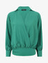 Blouse oversize asymétrique - Vert - 1