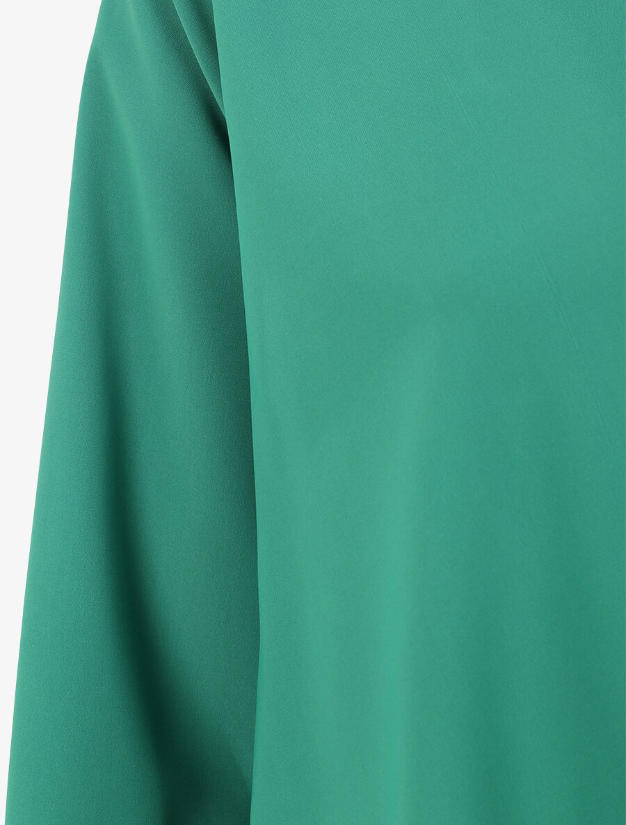 Blouse oversize asymétrique - Vert - 3