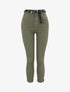 Pantalon uni à revers - Kaki - 1