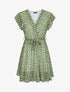 Robe en voile à imprimé moucheté - Vert - 5